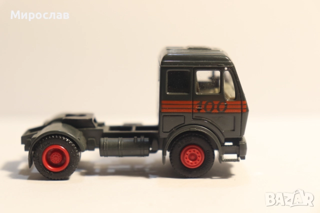 HERPA H0 1/87 MERCEDES ВЛЕКАЧ КАМИОН МОДЕЛ, снимка 4 - Колекции - 52489506
