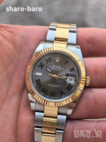 Rolex 126333 Datejust 41 Wimbledon Dial, снимка 2 - Мъжки - 51639998