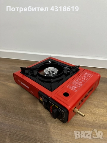 Къмпинг Газов Котлон - с Изход към Голяма Газова Бутилка и 4 Бутилки, снимка 5 - Газови котлони - 52846752