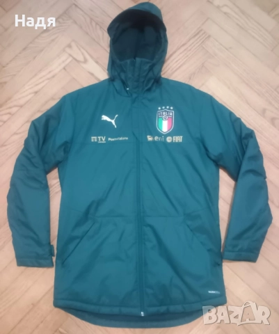 Оригинално Яке на Италия Евро 20/21 Bench Padded Jacket