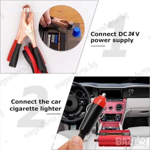 Инвертор за камион 24V-2000W, снимка 7 - Аксесоари и консумативи - 52002257