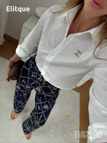 дамски комплекти риза и дънки  chanel Louis Vuitton miu miu wang 