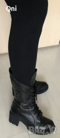 Нови боти естествено кожа № 39, снимка 3 - Дамски боти - 48062395