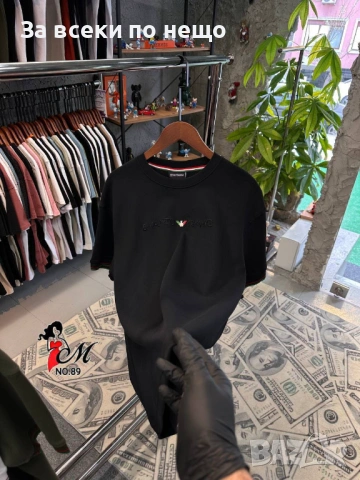 Emporio Armani Мъжка Тениска👕Мъжка Блуза С Къс Ръкав Емпорио Армани - Различни Цветове Код SK1207, снимка 2 - Тениски - 54094865