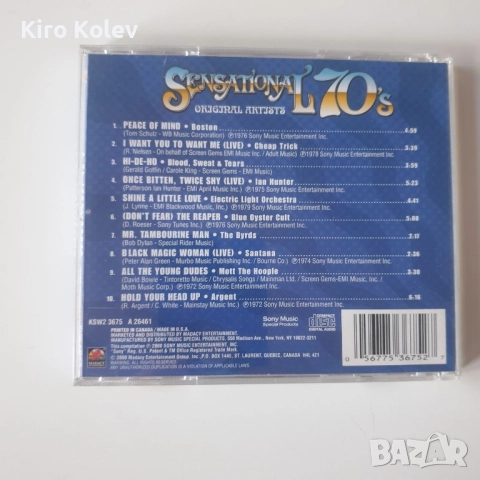 Sensational '70s forever rock volume 2 cd, снимка 3 - CD дискове - 51861680