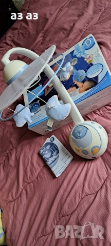 Chicco magic stars-музикална въртележка,проектор,нощна лампа с дистанционно