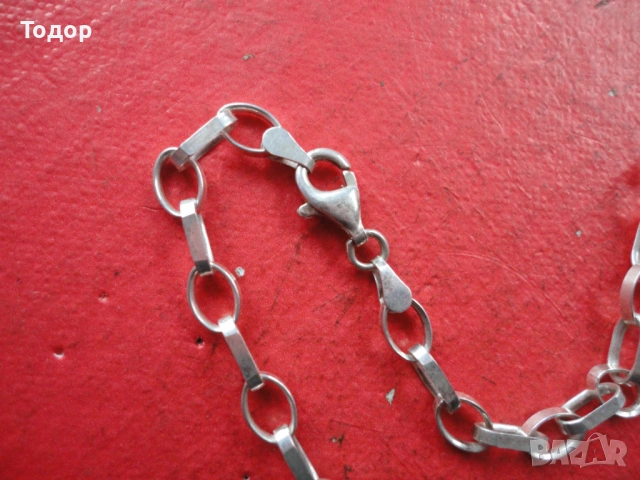 Сребърна верижка колие 925, снимка 6 - Колиета, медальони, синджири - 53061057