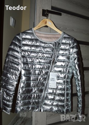 НОВО сребристо яке, снимка 1