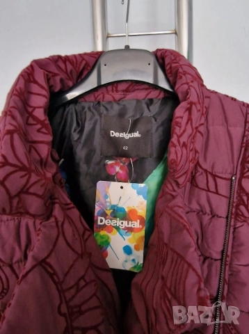 Страхотно дамско зимно яке палто DESIGIAL размер 42 , ново с етикет , снимка 8 - Якета - 52399350