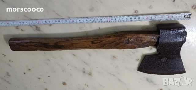 Рядък немски топор - ,,Ochsenkopf "- 1400гр. , снимка 2 - Антикварни и старинни предмети - 52604559