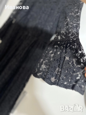 Дамска черна рокля Vero moda, снимка 2 - Рокли - 51953026