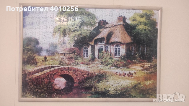 НОВА КАРТИНА-ПЪЗЕЛ 78/54 РАМКИРАНА, супер евтино!, снимка 5 - Картини - 45566315