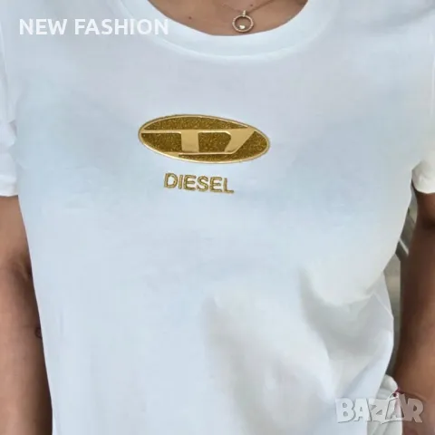 Дамски Памучни Тениски ✨ DIESEL , снимка 3 - Тениски - 48929818