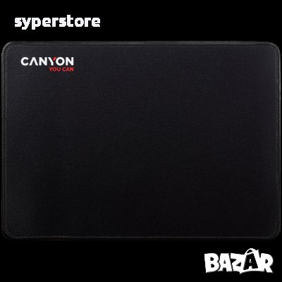 Подложка за мишка CANYON CNE-CMP4 350x250x3mm Черна, снимка 1 - Клавиатури и мишки - 36632048