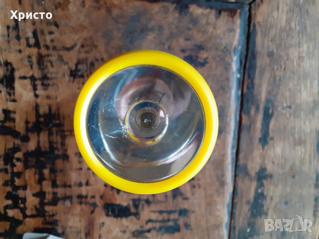 фенер  с обикновена крушка жълто-черен, снимка 2 - Къмпинг осветление - 31610813