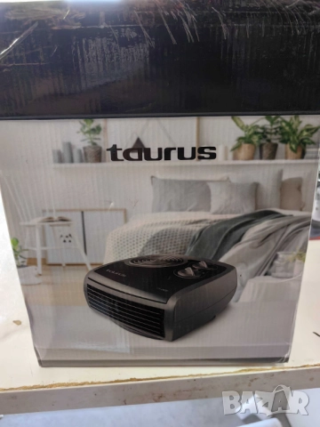Вентилаторна печка Taurus CA-2400 – вентилаторен отоплител 2400W с 2 степени на мощност и защита от , снимка 6 - Друга електроника - 51895299