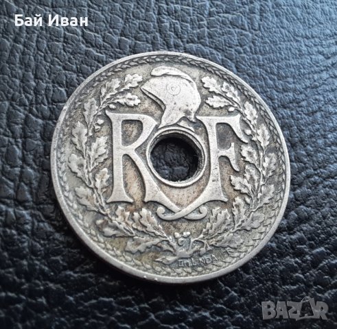 Стара монета 25 сантима 1929 г. Франция- красива !, снимка 7 - Нумизматика и бонистика - 42219448