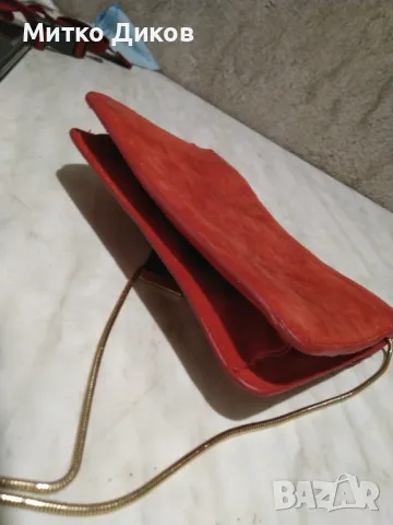 Маркова чанта Манго естествена кожа нова 200х155мм, снимка 5 - Чанти - 49548378