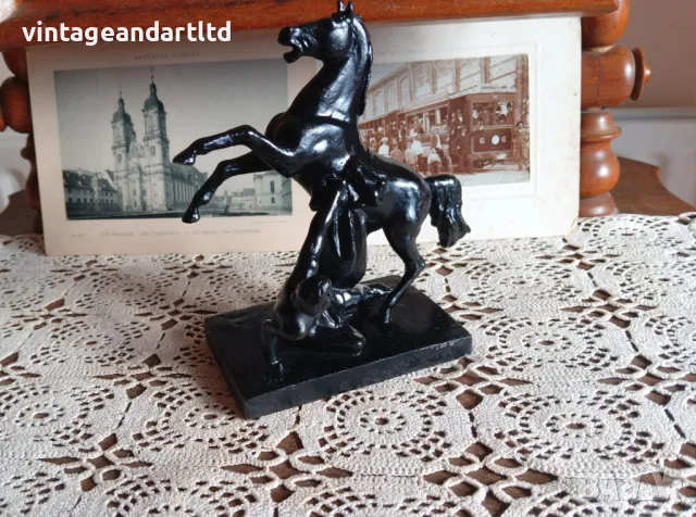 Стауетка, фигура, метална пластика, съветска