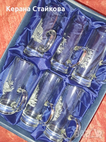 Комплект 6 чаши,за алкохол