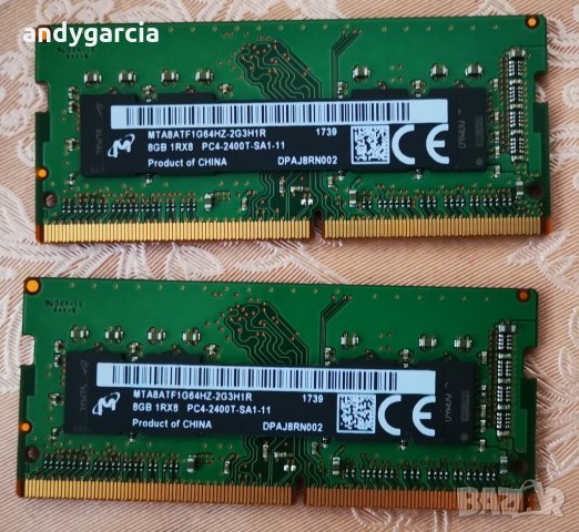 16GB DDR4 KIT 2400mhz SODIMM PC4 рам памет за лаптоп КИТ sodimm laptop