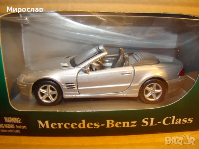 1:38 MAISTO MERCEDES BENZ SL ИГРАЧКА КОЛИЧКА МОДЕЛ, снимка 2 - Колекции - 48591448