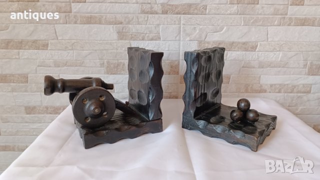 Стари дървени стойки за книги - военна тематика, снимка 8 - Антикварни и старинни предмети - 42637088