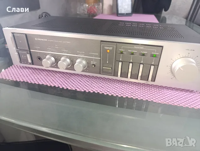 Усилвател PioneerSA-550 , снимка 2 - Ресийвъри, усилватели, смесителни пултове - 55966539