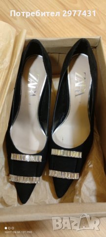 Дамски обувки на ток Zara, снимка 1 - Дамски обувки на ток - 38475342
