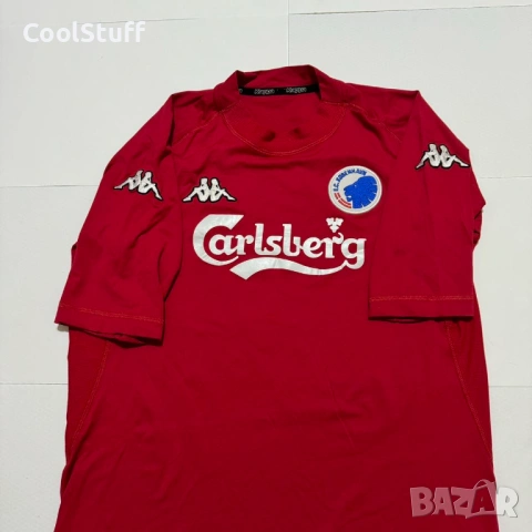 Футболна Тениска Kappa FC Copenhagen Vintage 2004/05 Размер S, снимка 5 - Футбол - 53932501