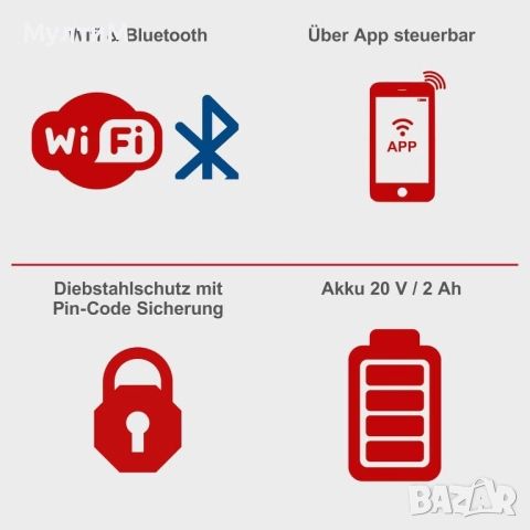 Косачка робот Scheppach RoboCut XL600  , снимка 6 - Градинска техника - 52376955