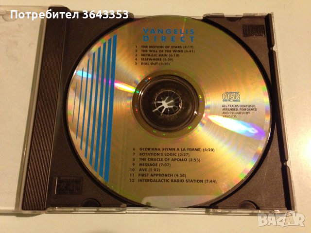 Vangelis / Direct, снимка 1 - CD дискове - 44297941
