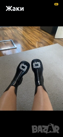 Стилни дамски боти размер 36, снимка 4 - Дамски боти - 49268347