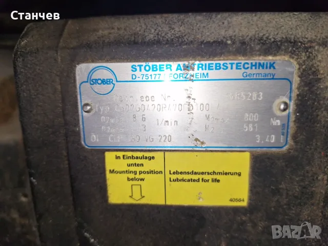 мотор/Редуктор с вариатор 3 кВт , снимка 3 - Електродвигатели - 40788261