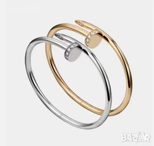 Луксозна дамска гривна Пирон с красиви и нежни камъни