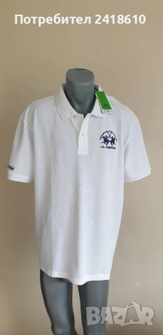 La Martina Pique Cotton  Mens Size 3XL НОВО! ОРИГИНАЛ! Мъжка Тениска!, снимка 8 - Тениски - 54256671