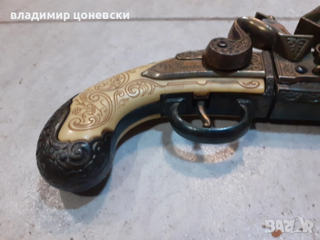 Красив кремъчен пистолет,пищов,оръжие, снимка 6 - Колекции - 52327561