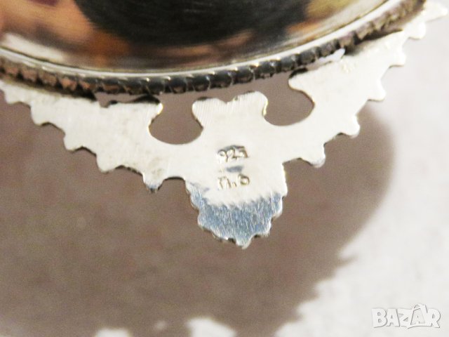 Старинен сребърен пепелник - стар внос от Щатите - прекрасен за подарък на любим човек сребро, снимка 4 - Други - 29674390