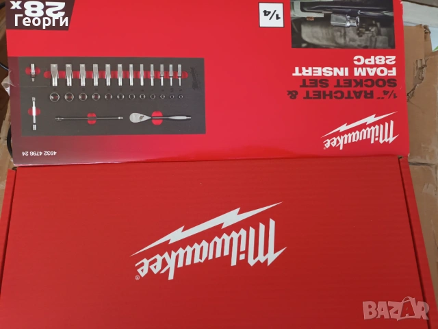 Milwaukee вложки с тресене 1/4, снимка 3 - Гедорета - 53908819
