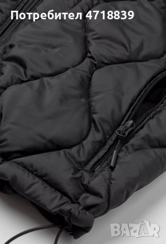 Черно мъжко яке H&M, снимка 2 - Якета - 53294898