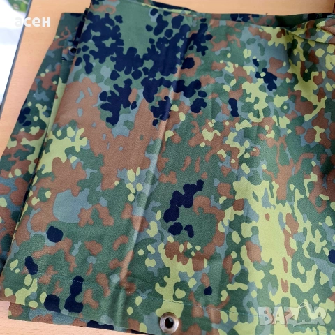 Камуфлажни платнища с капси Тип Flecktarn, снимка 2 - Къмпинг мебели - 36905615