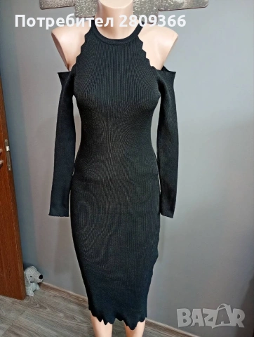 рокли от финна мека плетка без размери, снимка 4 - Рокли - 53377433