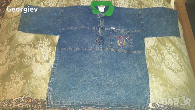 Риза дънкова с къс ръкав, снимка 9 - Ризи - 31212067