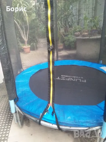 Продавам детски батут с мрежа, снимка 3 - Градински мебели, декорация  - 50315825
