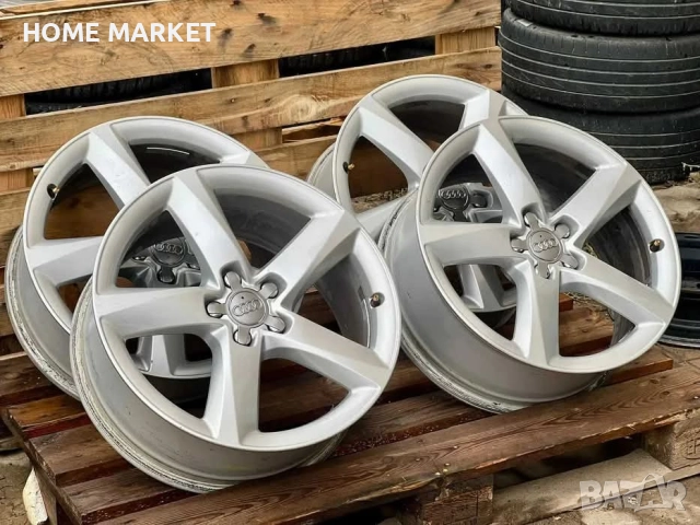 5х112 19 Цола Оригинални Джанти Audi А6 А7 А8 ET 29 J 7.5 Централен отвор 66.5 Без криво и заварки , снимка 8 - Гуми и джанти - 52557410