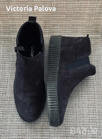 Оригинални велурени CHELSEA боти, GABOR LOURDES, снимка 13 - Дамски боти - 52878852