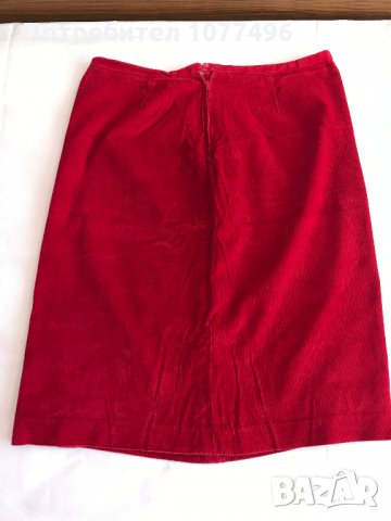 Дамска Пола Поли Рипсено Кадифе Дамски Костюми Вълнена пола Кралско синьо, снимка 2 - Поли - 28374779