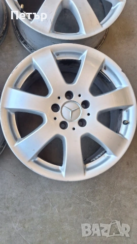 ОРИГИНАЛНИ АЛУМИНИЕВИ ДЖАНТИ МЕРЦЕДЕС МЛ W164 -5x112х66.6-17цола, снимка 2 - Гуми и джанти - 54338914