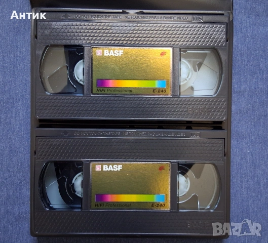 Видеокасети BASF E - 240 HIFI Professional в Кутия / BASF VCC 480 Stereo, снимка 5 - Колекции - 54096851
