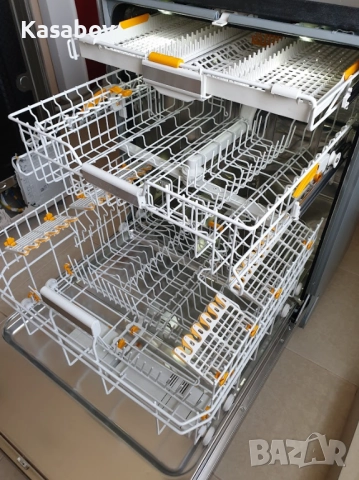 LED Wi-Fi Черно Инокс Miele Auto Open Съдомиялна - Частично Вграждане, снимка 5 - Съдомиялни - 52070626